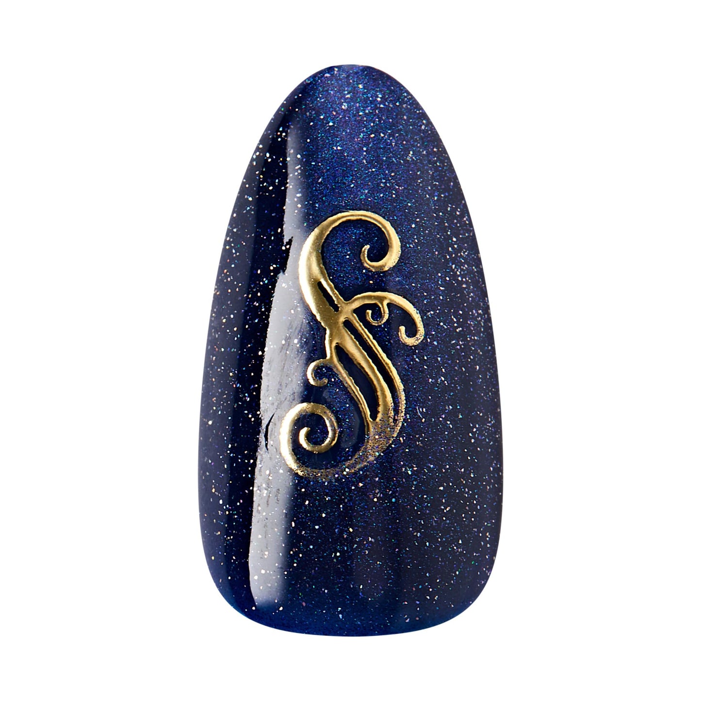 WICKED X KISS Press On Nails Almond, ‘Shiz Chemistry Club’, Blue, Medium, Waterproof, Chip Proof, Smudge Proof, 28 Fake Nails, Pink Gel Nail Glue (2g), Mini Nail File, & Manicure Stick