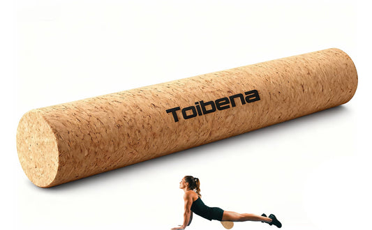 Cork Roller -Large,Foam Rollers Substitute for Muscle Restoration, Massage Therapy, Forcefully Relax Muscles,Sport Recovery and Physical Therapy -24in