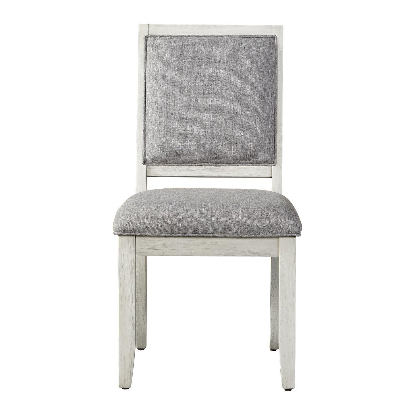 Steve Silver Furniture Canova 7pc Marble Dining Table Set, incl. with 78-Inch Rectangular Marble Dining Table and 6 Gray Velvet Dining Side Chairs, 78" L x 42" W x 30" H, White, Grey