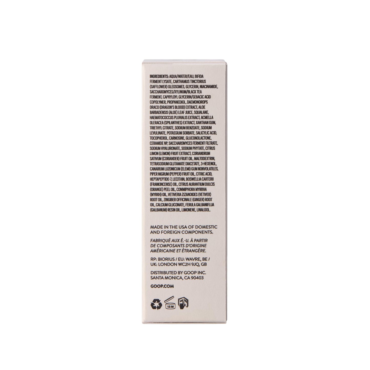 goop Beauty Peptide Serum | Reduces Fine Lines & Wrinkles | Peptides, Ceramides, & Niacinamide | Anti Aging Serum to Improve Firmness & Elasticity | Paraben Free | 1 fl oz