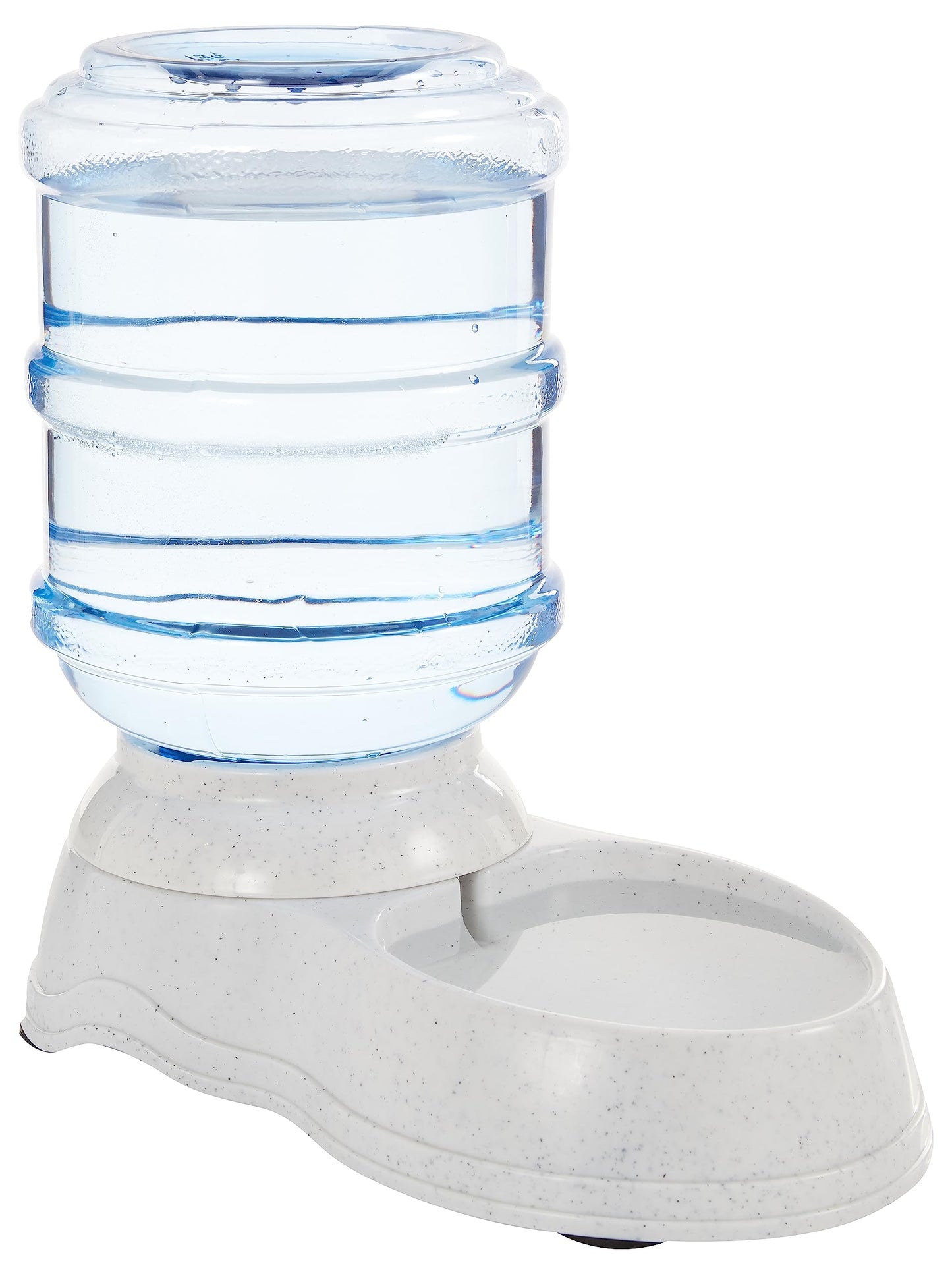 Amazon Basics Gravity Pet Water Dispenser for Cat and Dog, Easy to Clean, 1 Gallon Capacity, Small, Gray