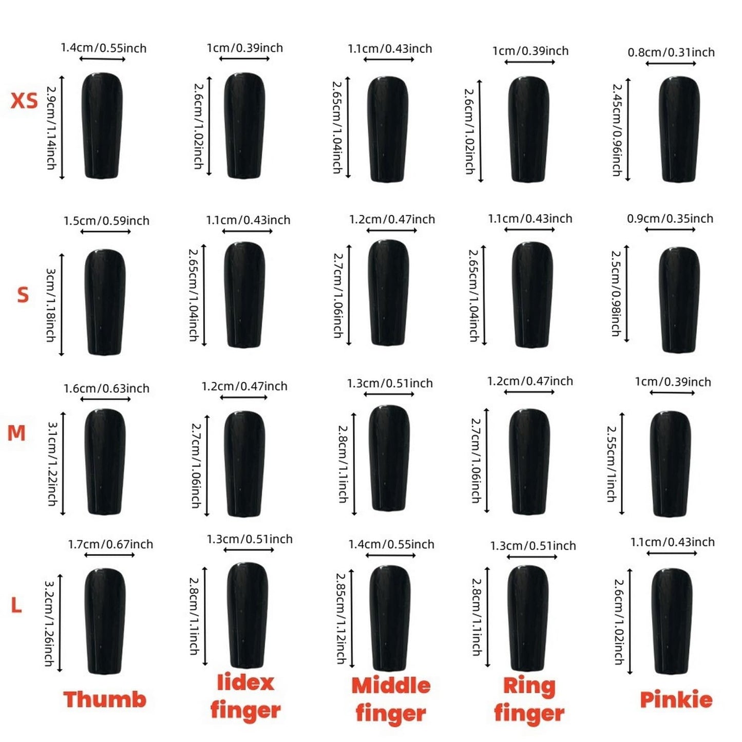 Handmade Press on Nails Long Square Shaped Fake Nails with 3D Rhinestones Flower Design Thick Acrylic and Muti-Layer Gel False Nails White French Tip Full Cover Acrylic Nails for Women (Size S)