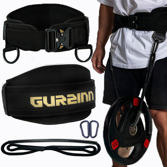 Weight Lifting Belt with Quick Lock & 39.37" Dip Rope | 2-in-1 Dip Belt for Squat, Pull Up, Deadlift | Heavy Duty 400 LBS Gym Belt for Men & Women