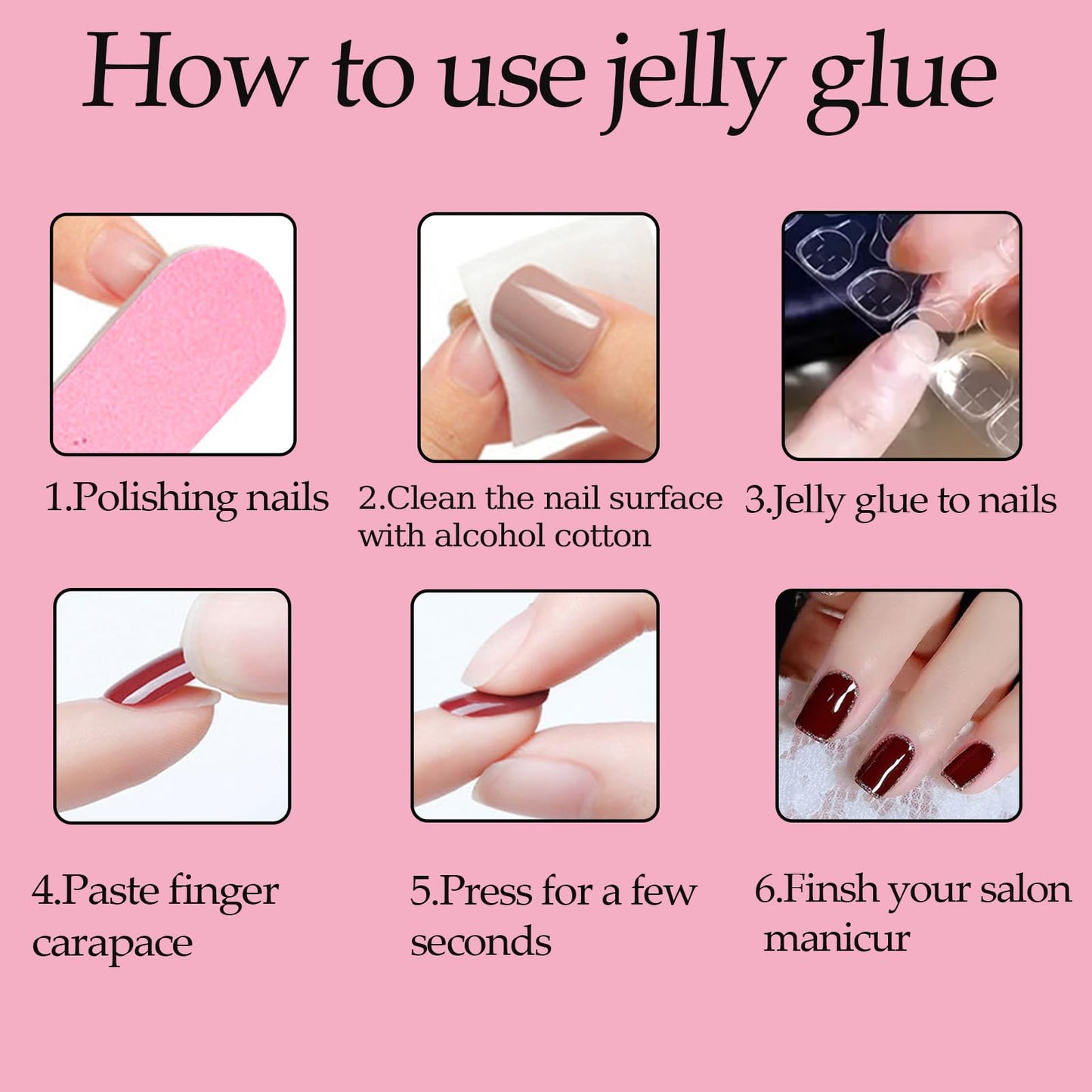 24Pcs French Tip Press on Nails Snake design Element Fake Nail Medium Almond False Nails Acrylic Full Cover Fake Nail Kit Glossy With Rhinestones Artificial Fale Nails For Women And Girls Manicure