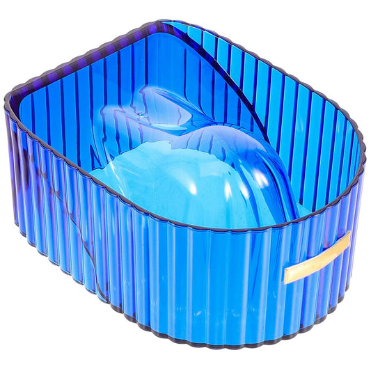 minkissy Manicure Soaking Bowl for Acrylic Nails Nail Polish Soak off Container Hand Soak Bowl 5.51X4.33X2.36 Inches Clear Nail Art Tool for Salon and Home Use