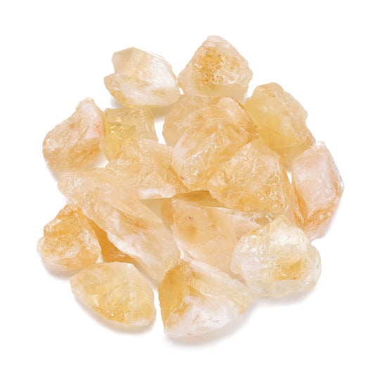Top Plaza Bulk Citrine Crystals Healing Crystals Rough Stones - Large 1" Natural Raw Stones Crystal for Reiki Healing, Wicca, witchcraft, Tumbling, Cabbing, Fountain Rocks, Decoration, Polishing 0.5lb