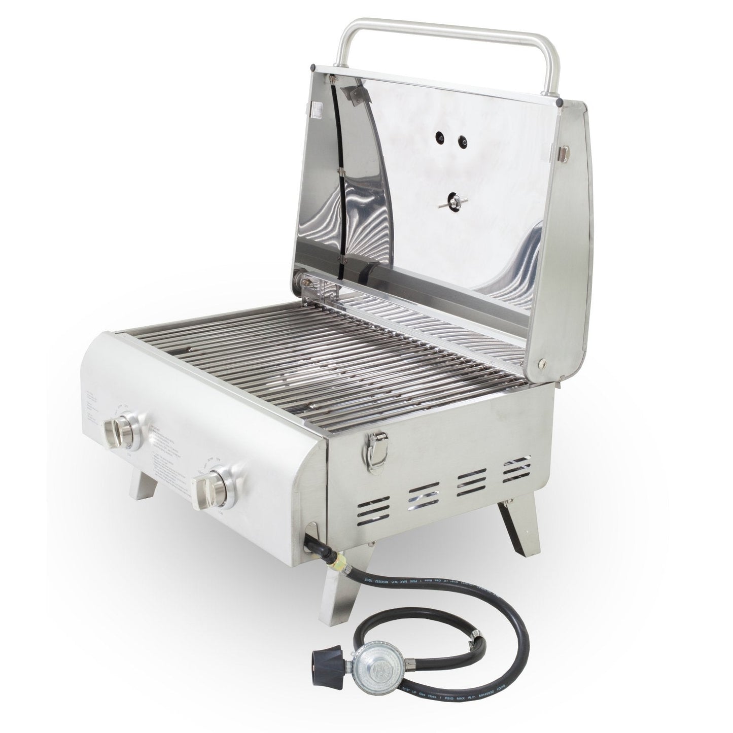 Pit Boss Grills 75275 Stainless Steel Two-Burner Portable Grill