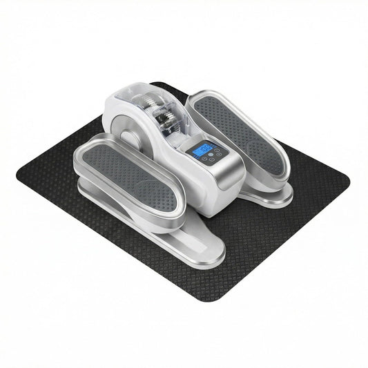 Stepwaver Double-Sided Rubber Non Slip Mat for Elliptical Machine, 24"x17" Anti Slip Mat for Vibration Plate & Stepper, Odorless & Durable