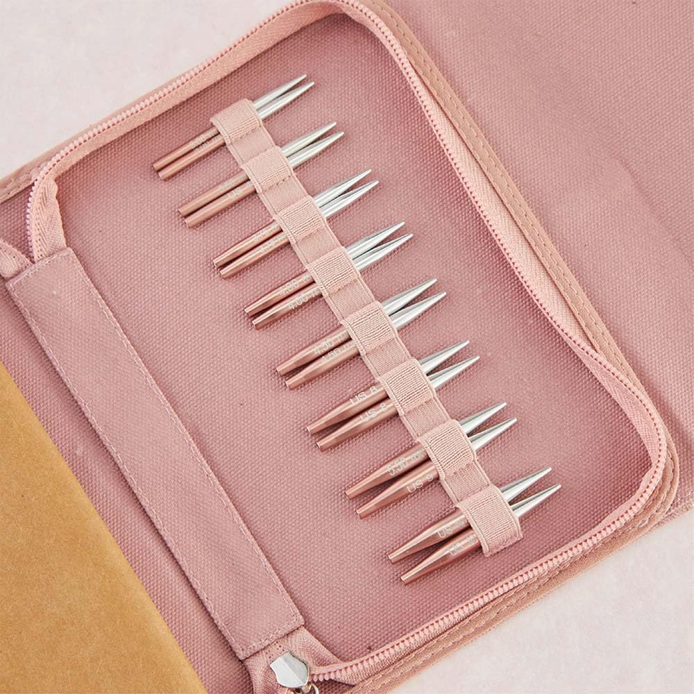 Knitter’s Pride Rosemist Mini Interchangeable Needle Set 2"" (5cm) – 8 US Sizes (2.5 to 10)