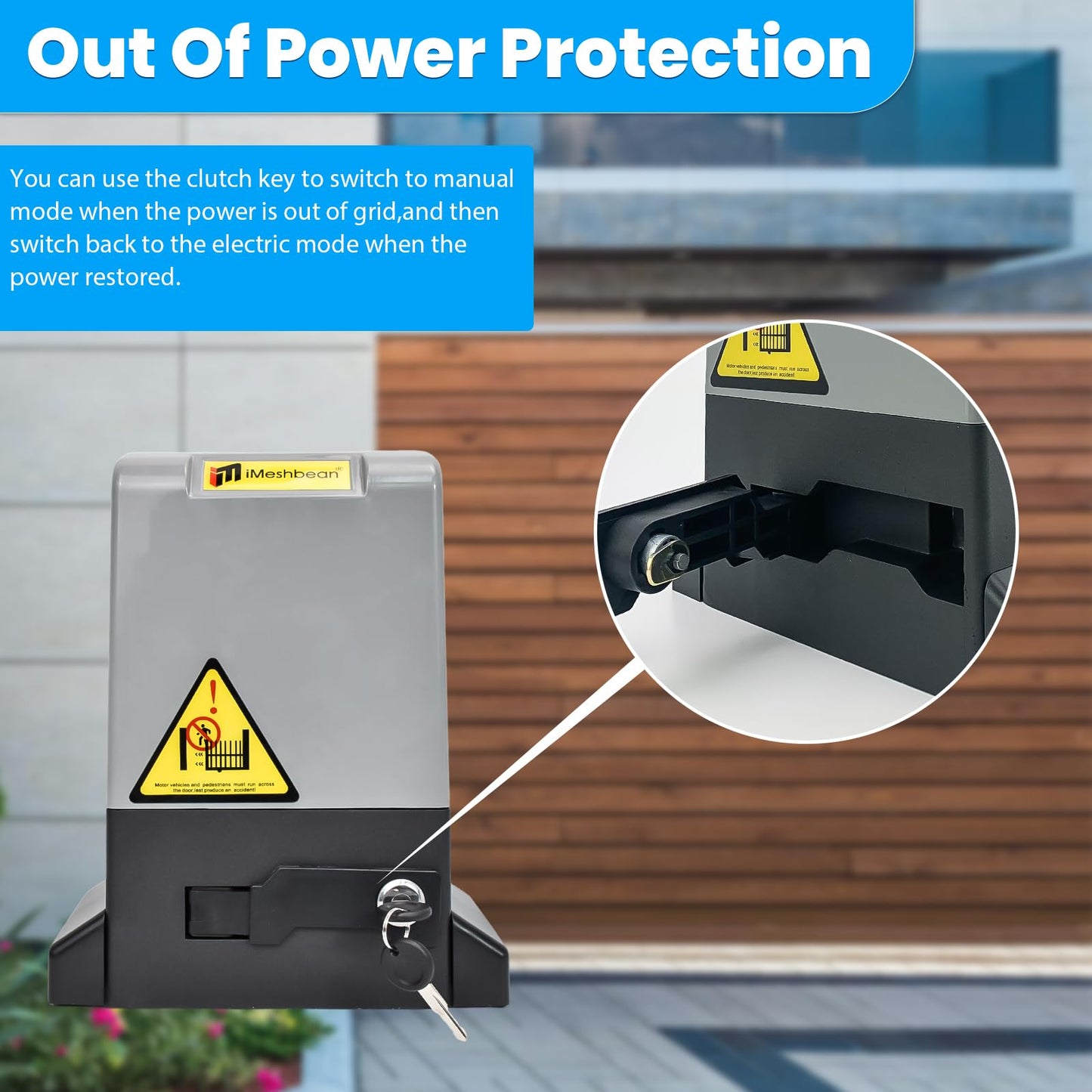 5000LB WiFi Sliding Gate Opener App Control,1200W Heavy Duty Automatic Slide Gate Motor Gear Rack Driven with 4 Remotes,Keypad,IR Sensor,Complete Operator System Kit for Sliding Gate Up to 100FT