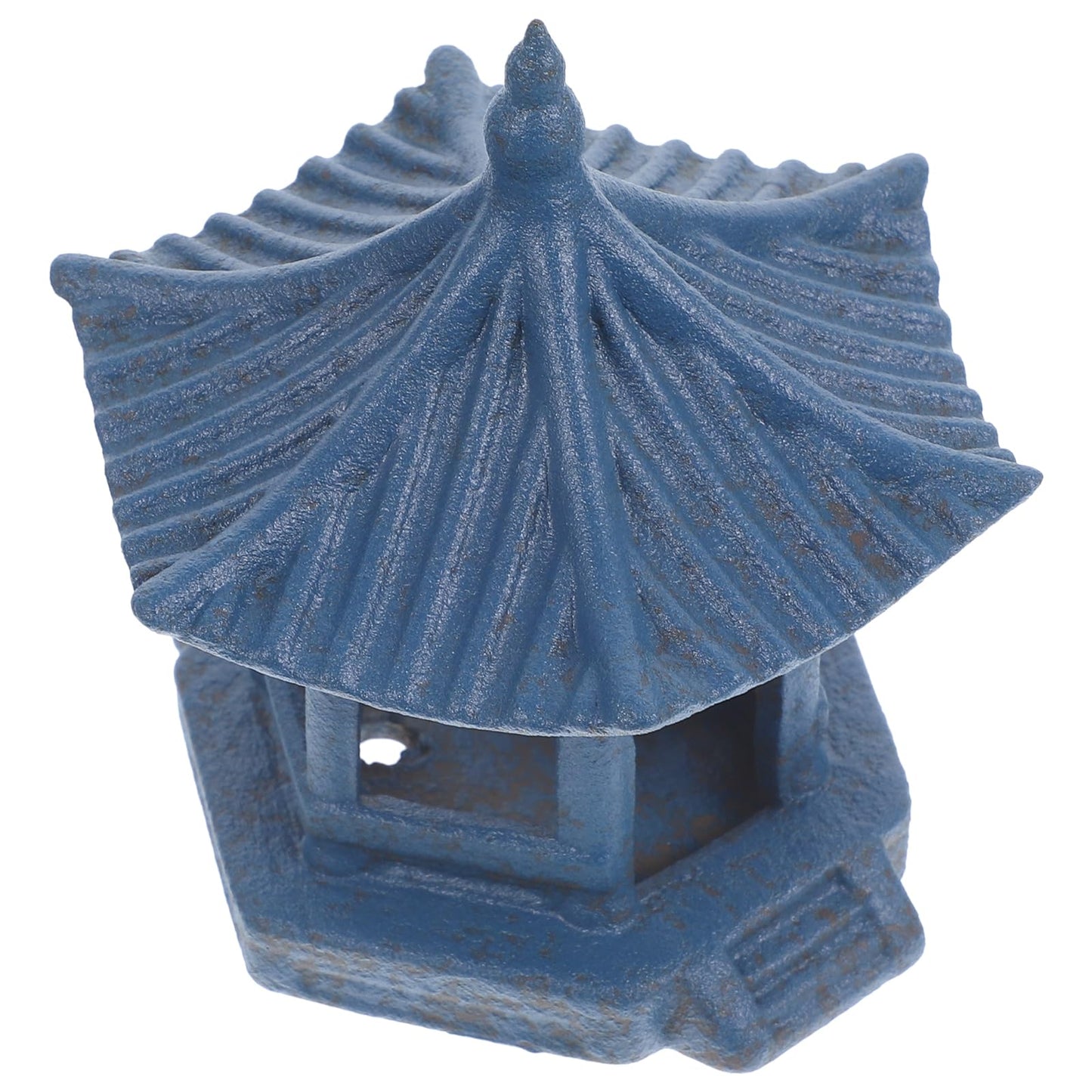 Abaodam Mini Pagoda Statue Miniature Ceramic Pagoda Hexagon Decor Mini Japanese Fairy Garden Figurines for Zen Garden Bonsai Decor