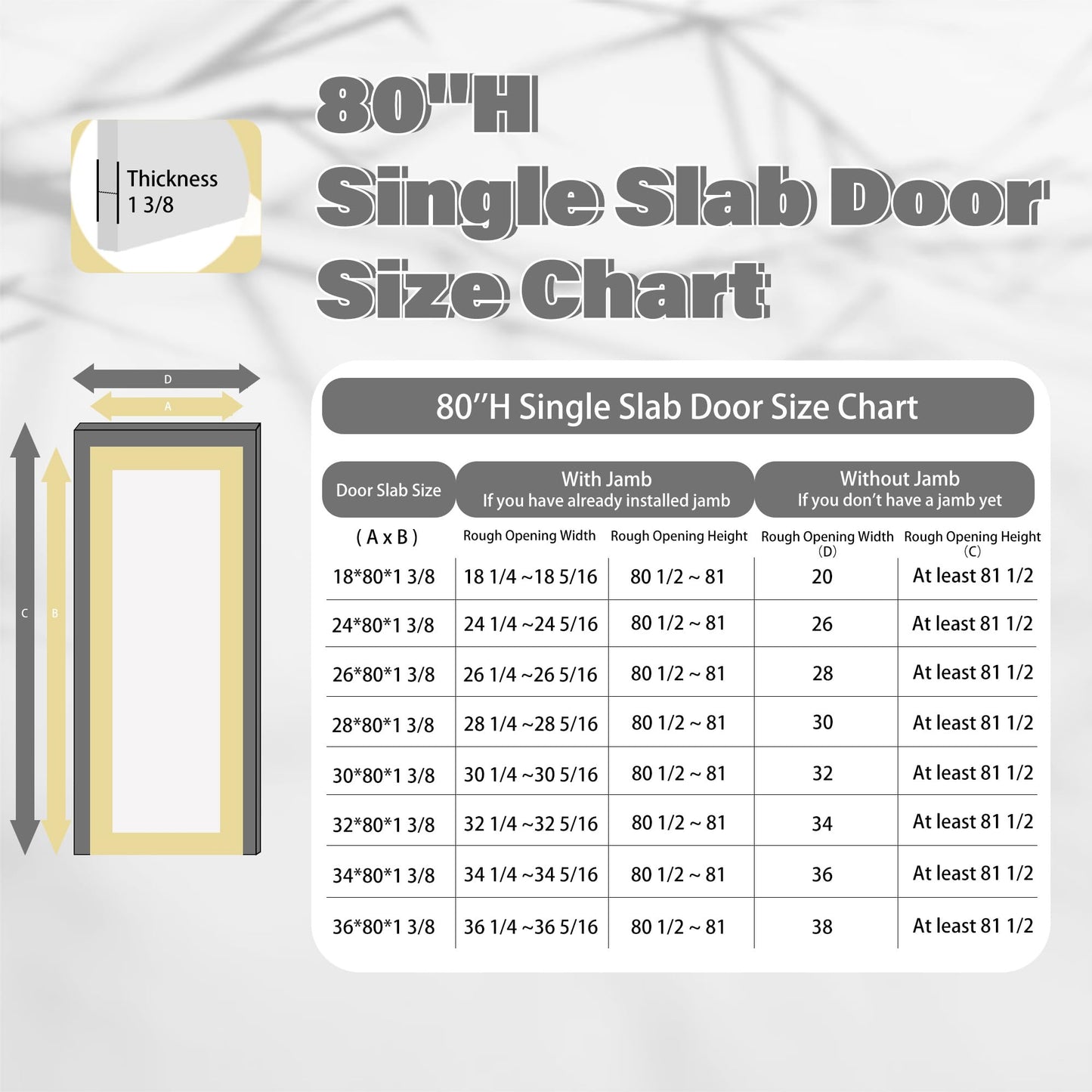 30x80 3-Panel Prebuilt Frosted Glass Wood Door Slab, Sliding Barn Wood Door with Glass, Interior Doors, Solid Natural Pine Panelled Slab, as Storage, Bedroom, Pantry, Laundry Room Doors