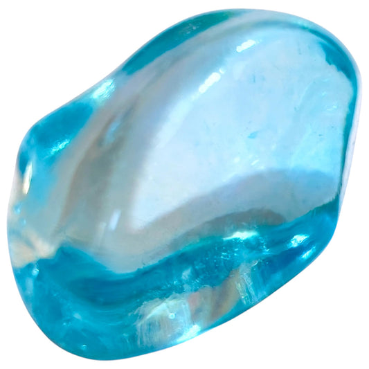 Healing Crystal Stones, 1.25-2.0" Large Reiki Healing Gemstones Natural Tumbled Polished Stones for Energy Witchcraft Therapy Meditation (Aquamarine)