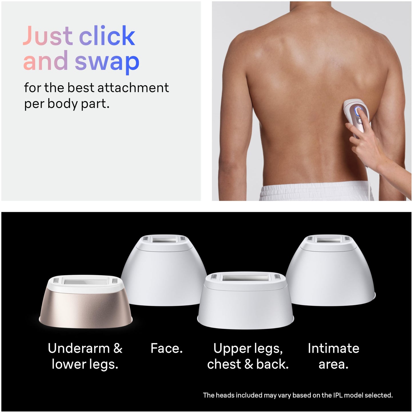 Braun Smart IPL, Skin i·Expert Pro 7, VOGUE's Best Hair Removal Device, IPL Hair Removal for Women and Men, Permanent Laser Hair Reduction At-Home, World's 1st Smart App, 4 Heads, IPL7387