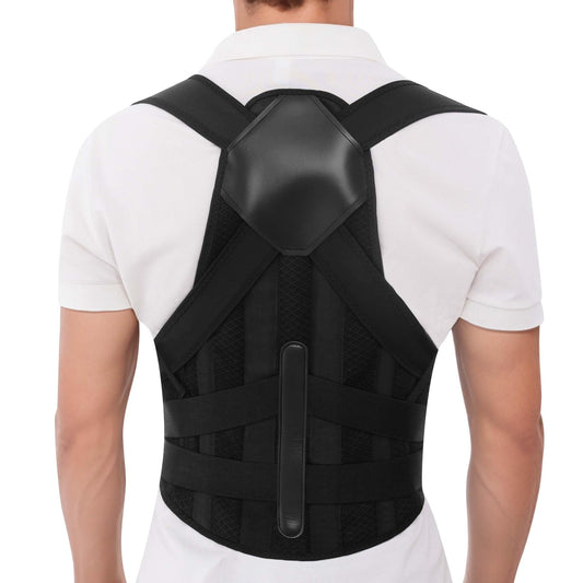 Posture Corrector for Women and Men,Back Brace Support,Adjustable Shoulder Straightener,Improving Hunchback Posture,Upper and Lower Back Pain Relief Scoliosis,Thoracic,Spine Corrector Black, Small