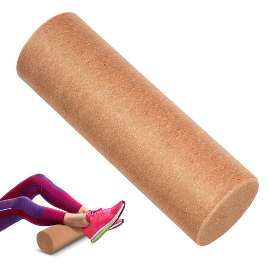Yoga Blocks Cork Roller Fitness Yoga Roller Exercise Physical Exercise Deep Tissue Muscle Massage Portable Yoga Cylinder Back Bend Training for Legs Back Muscles