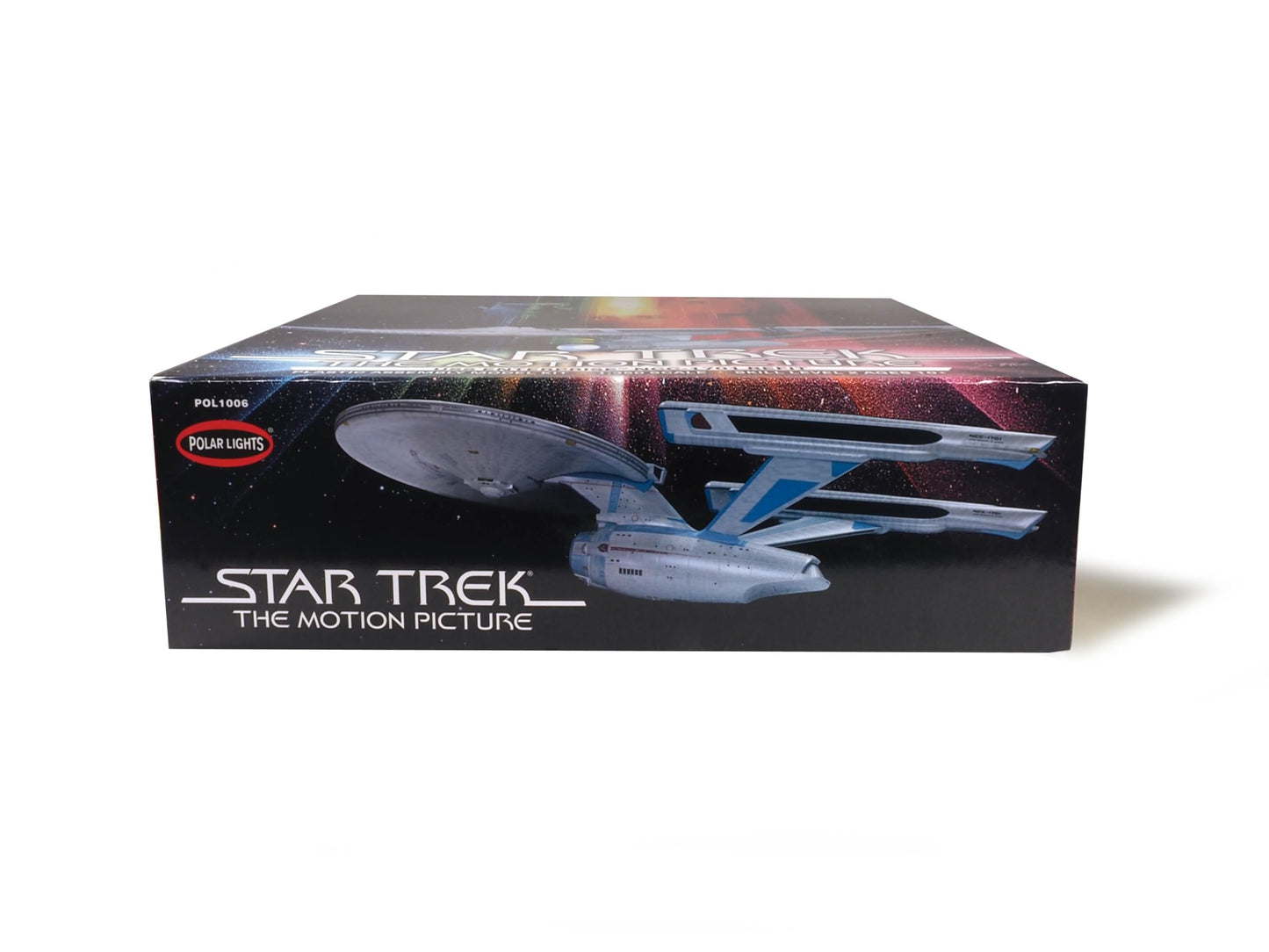 Polar Lights Star Trek USS Enterprise Refit 1:350 Scale Model Kit – Highly Detailed Sci-Fi Collectible with Interior Docking Bay