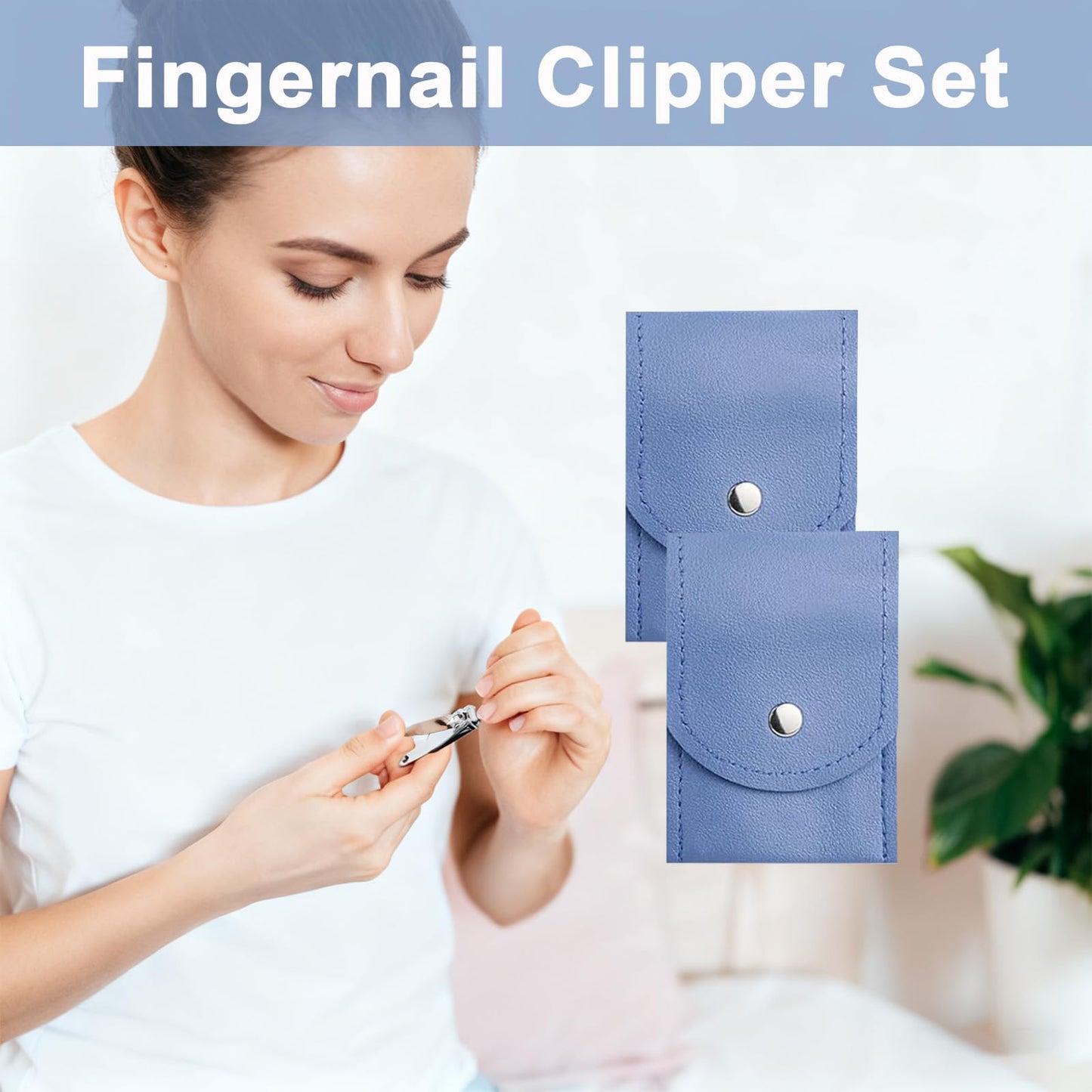 16 Sets Travel Manicure Set Professional Nail Clipper Kit Bulk,4 in 1 Adult Stainless Steel Travel Manicure Kit with Case Individually Wrapped Nail Clippers Bulk for Homeless,Hotel,Charity(4 Colors)