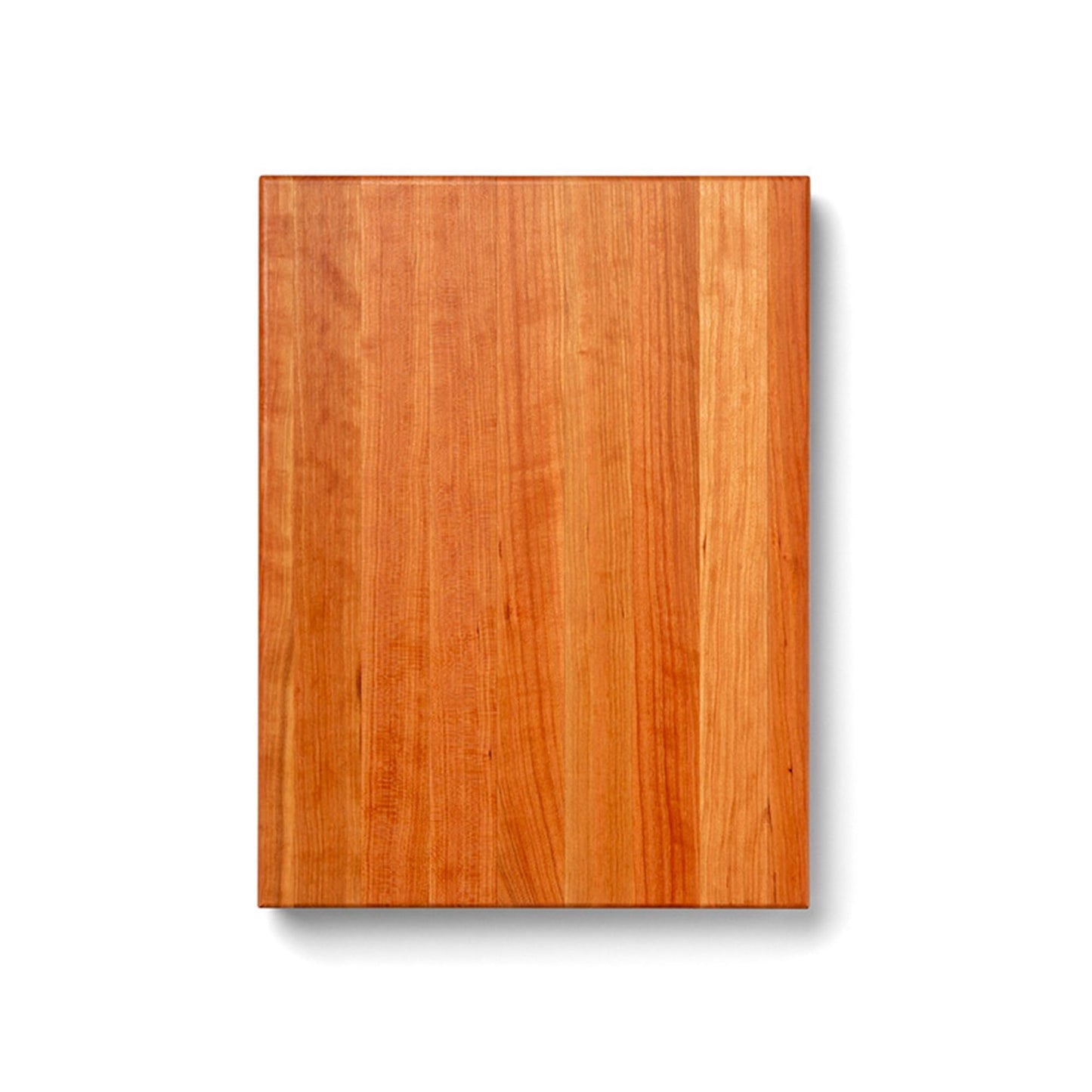 John Boos RA-Board Series Rectangular Wooden Cherry Cutting Board 20”x15” – 2.25” Thick, 20-lb Reversible Butcher Block with Edge-Grain & Finger Grips – Made in the USA