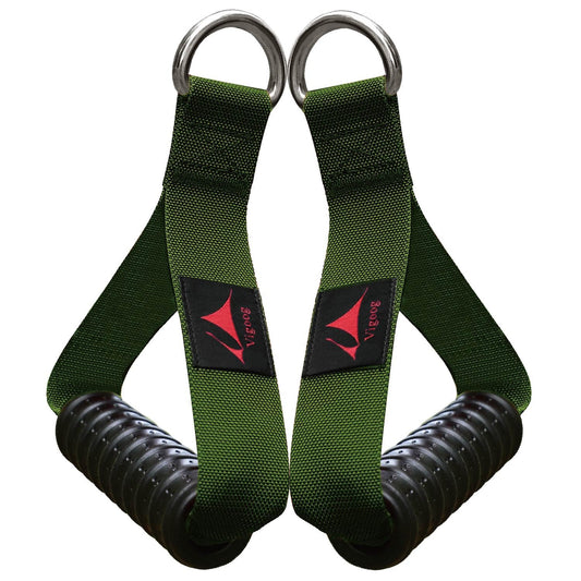 Vigoog Heavy Duty Gym Workout Handles Attachment for Cable Machine,Resistance Band,Pulley System Home Exercise Equipment, Comfortable and Stronger Grip