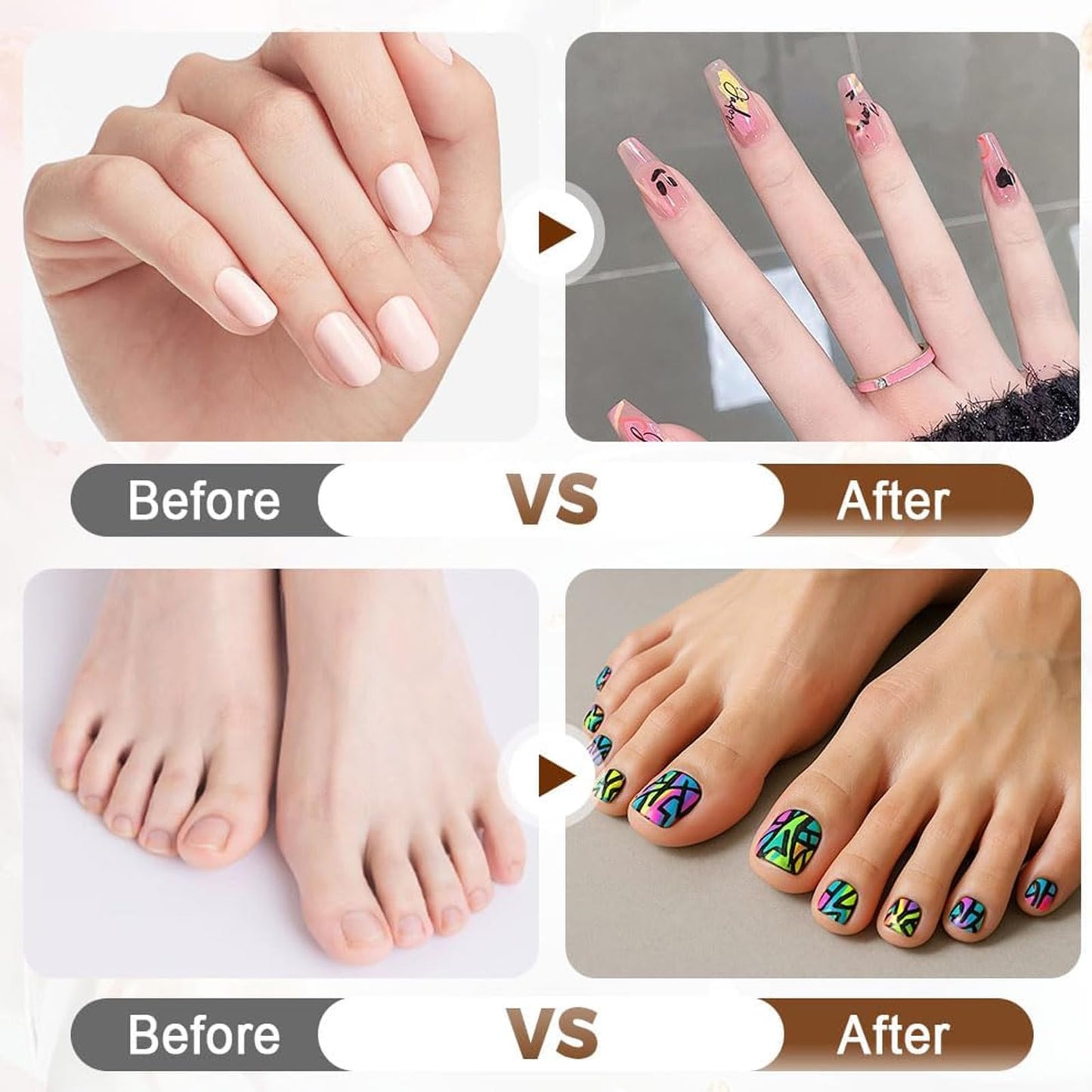 12 Colors Nail Art Pens Set, DIY Nail Art Marker Drawing Painting Liner Pen, Waterproof and Quick-drying Nail Polish Pens for Graffiti Dotting Drawing Painting Point Liner