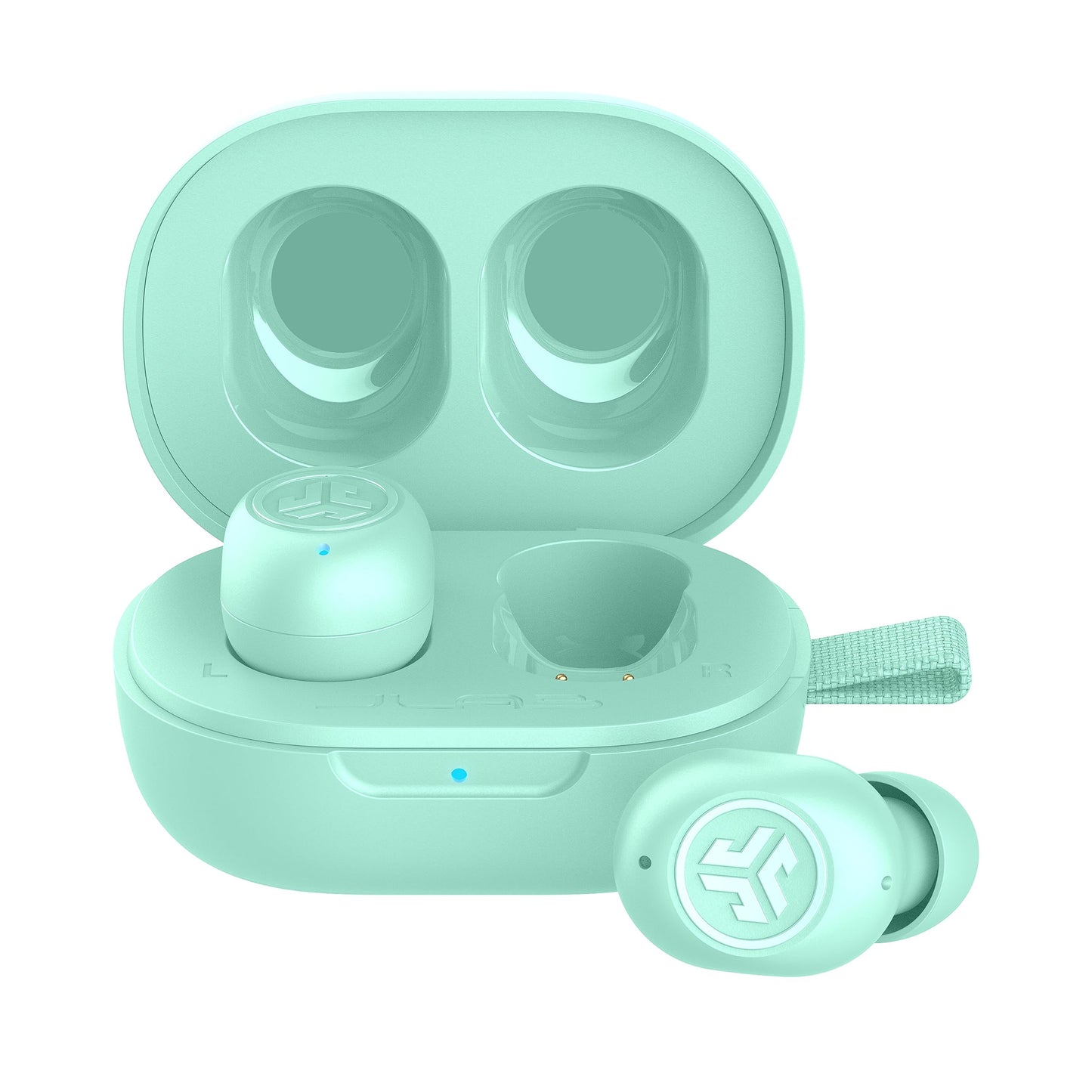 JLab JBuds Mini True Wireless Bluetooth Earbuds + Charging Case, Mint, IP55 Sweat and Dust Proof, Bluetooth Multipoint, Be Aware Audio, 3 EQ Sound Settings, Crystal Clear Calls