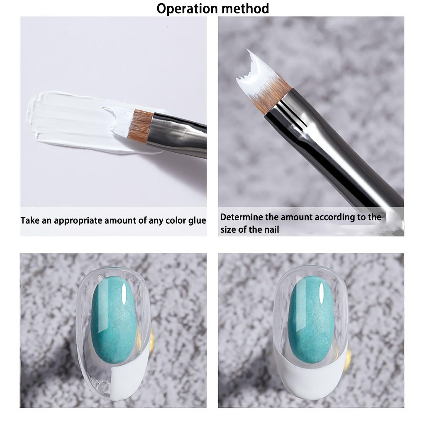 Nail Brush and French Tip Brush, Watercolor Paint Brushes for Oil Painting, Acrylic Paint Brushes（1 Pack） (Brown)