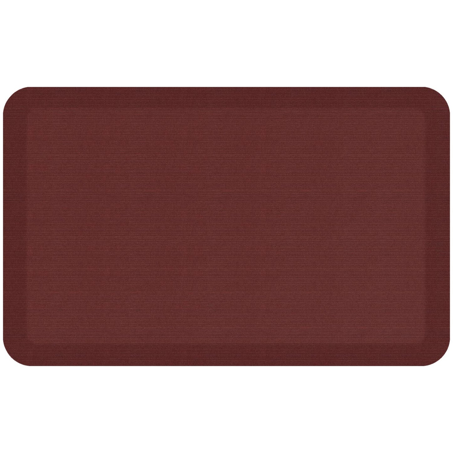 GelPro Designer Comfort Grasscloth Crimson Ergo-Foam Anti-Fatigue Kitchen Floor Mat, 20"x32"