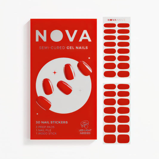 Nova Nails Semi Cured Gel Nail Strips (Lover)