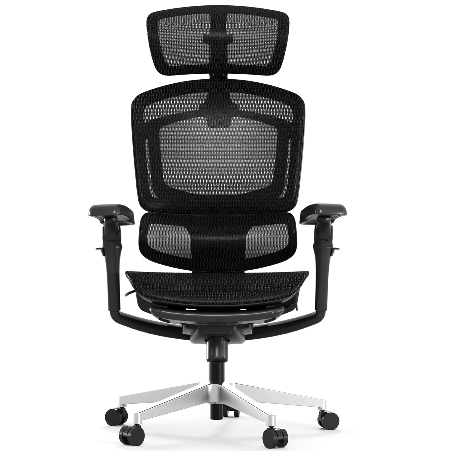 FLEXISPOT ErgoX-PRO Ergonomic Office Chair with Footrest Black – AeroWeave 5.0 Mesh Seat, 5D Lumbar, 7D Armrests, 4D Headrest, 551LBS Capacity – Office, Gaming, Home