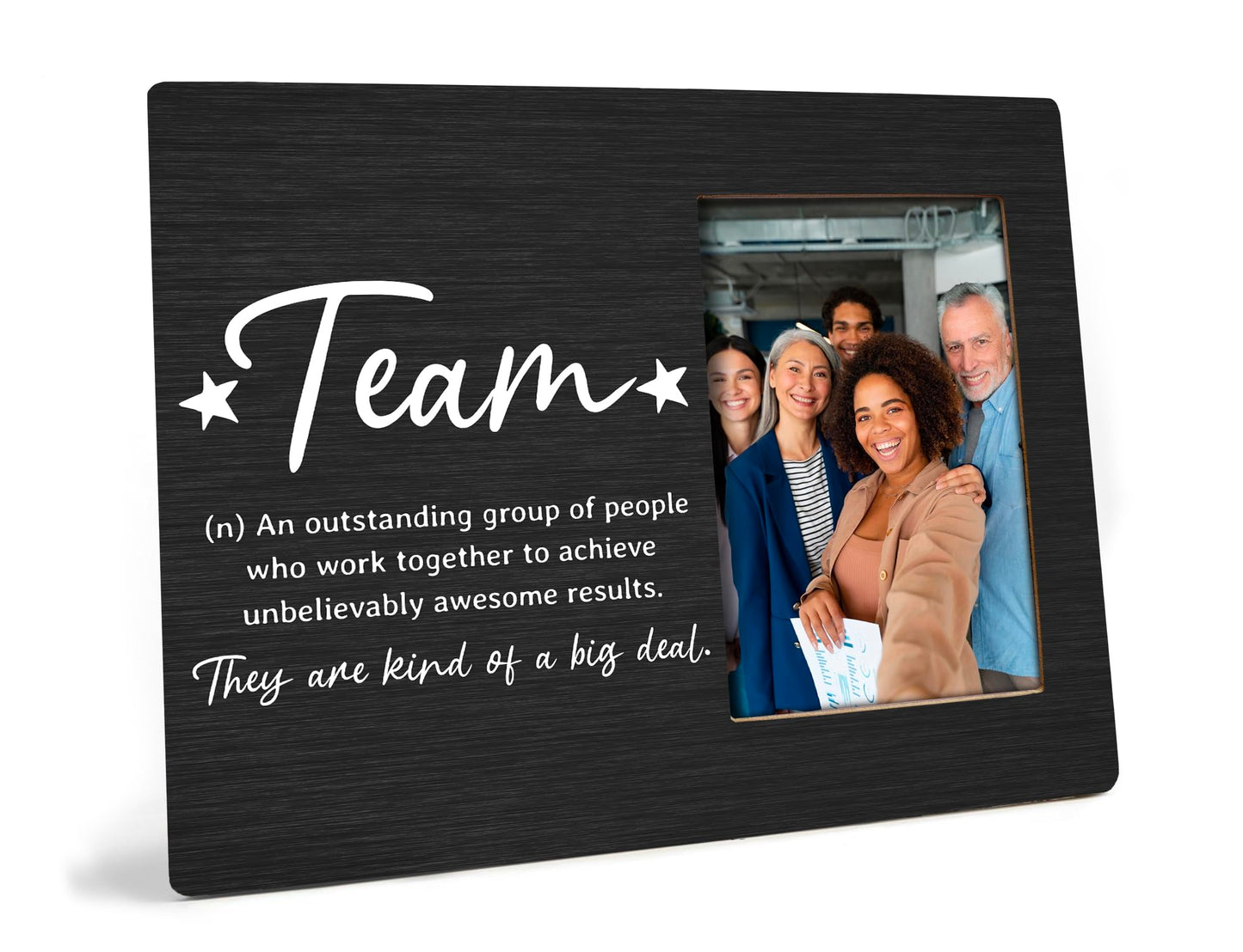 XDFVL Team Picture Frame, Team Ever, Team Gifts, Desk Picture Frames for Office, Team Gifts for Employees, Team Appreciation Gifts for Employees, Gifts for Work Team, Photo Frame 4x6