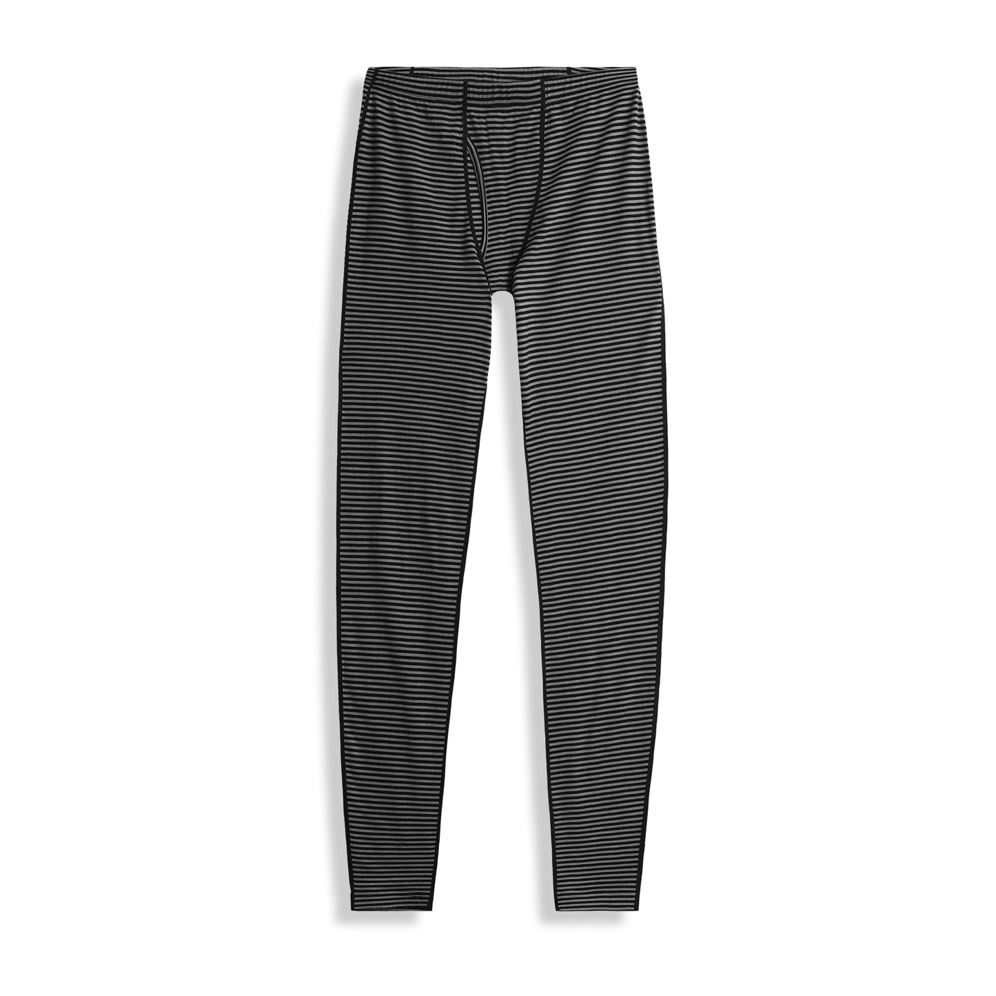 IBEX Woolies Pro Tech Merino Wool Base Layer Thermal Pants for Men | Lightweight & Moisture Wicking Long Johns Bottoms Ideal for Hiking, Travel & Winter Layering | Black (M)