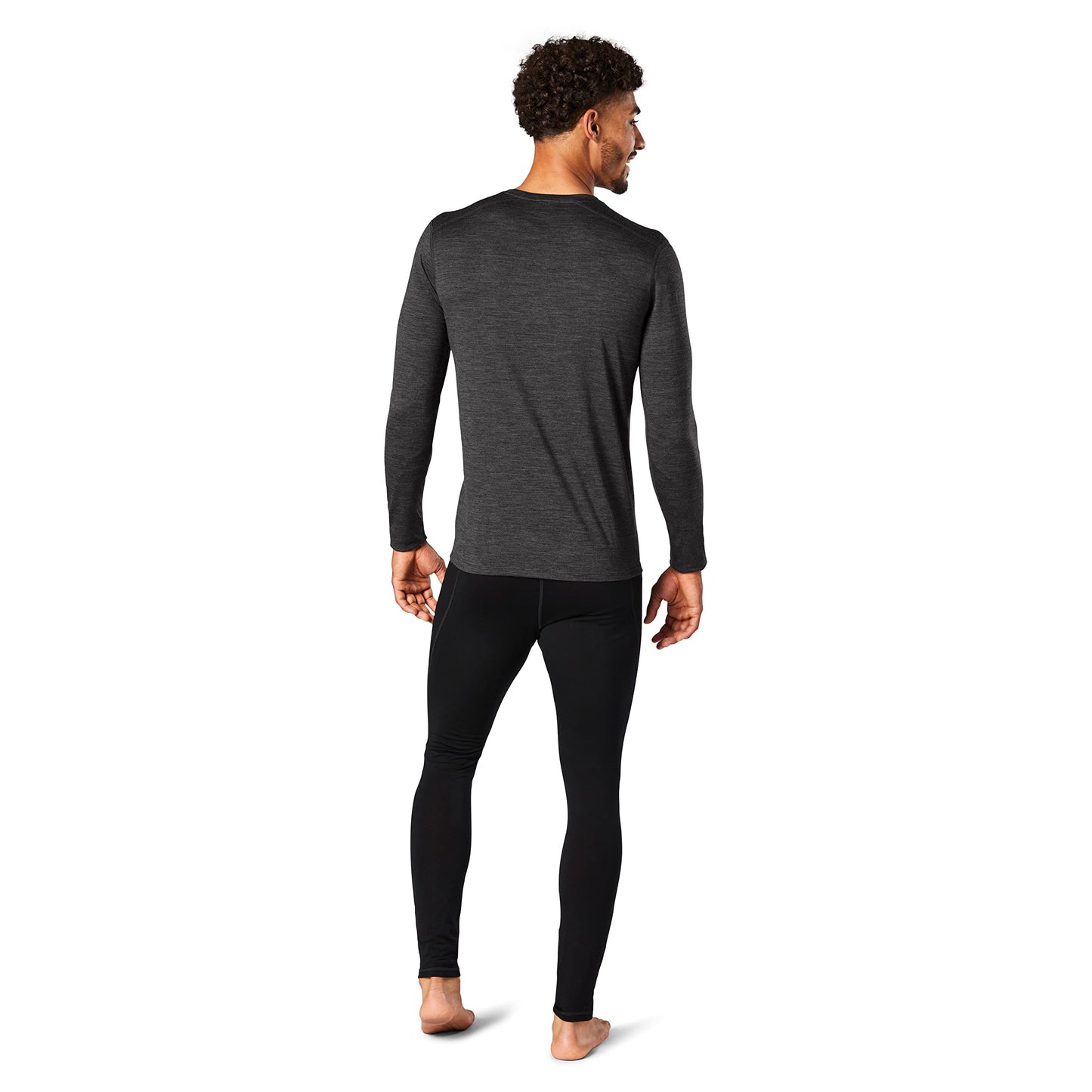 Smartwool Men's Classic All-Season Merino Base Layer Ls Iron Heather S