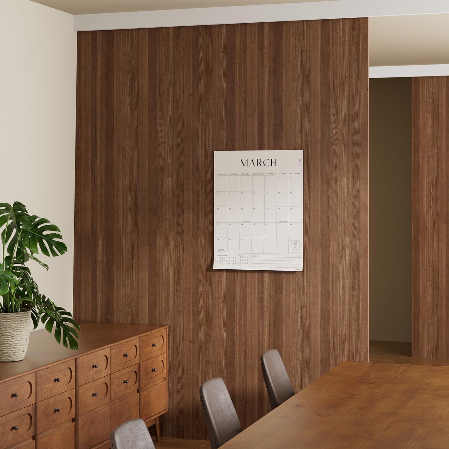 Jotsome Large Wall Calendar 2026-2027, Monthly Wall Calendar From Now to June 2027 17 x 22 inch in Home and Office for Easy Organizing (Now - Jun 2027, 17" x 22")