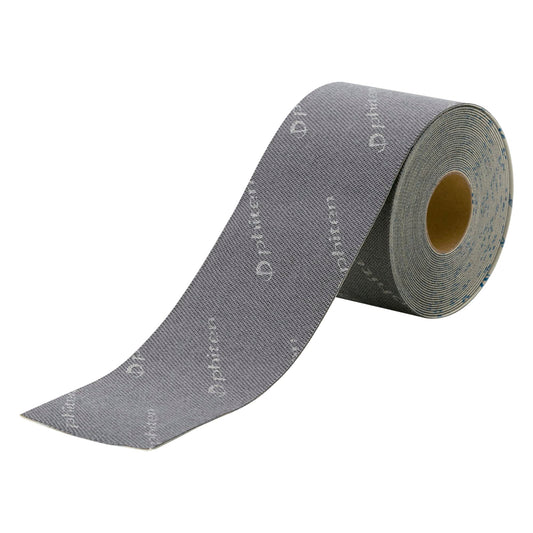 Phiten Metax Tape 2" Roll - Water-Resistant Kinesiology Tape for Muscle, Knee, Shoulder and Joint Support - Professional Sports Therapeutic Athletic Tape - Metallic Color: Gray Size: 2" x 14.7'