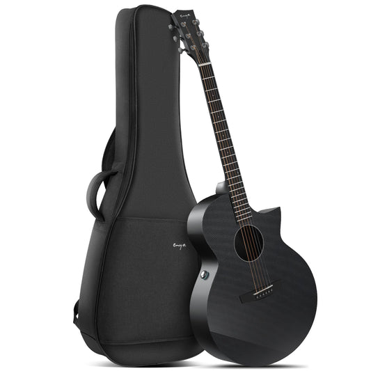 Enya X3 PRO Carbon Fiber Acoustic Electric Guitar with Built-in Effects & Bluetooth Speaker, 41" Smart Travel Guitar for Beginners & Performers, AcousticPlus SP1 Pickup, Gig Bag Included