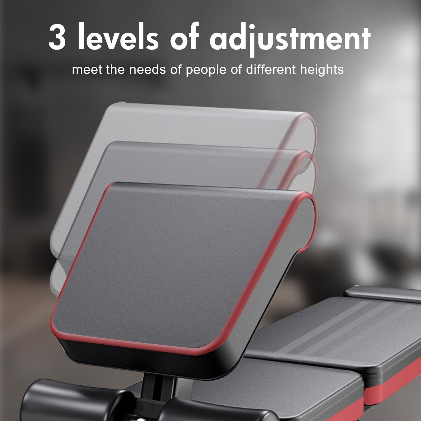2026 Adjustable Weight Bench with Leg Extension, 770LBS Foldable Incline Decline Bench Press, 4-in-1 Workout Bench with Roman Chair & Preacher Curl, Full Body Strength Training Equipment for Home Gym