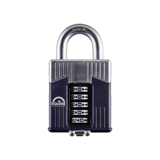 Henry Squire Warrior 5 Wheel Open Shackle Combination Padlock, 65 mm (Length)