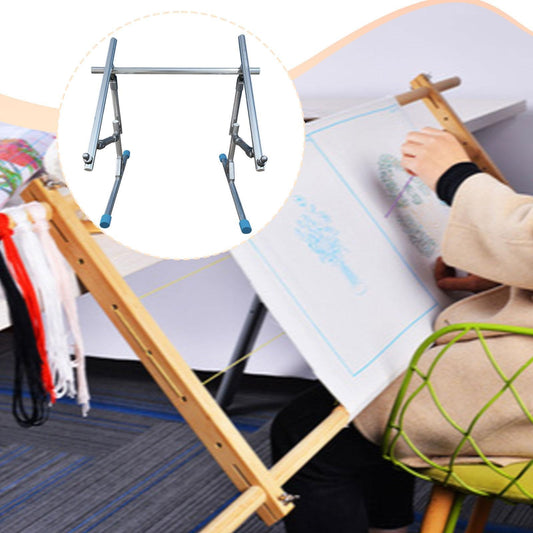 KiBcsLic Embroidery Stitch Stand, Aluminum Alloy, Sturdy, Practical Adjustable, Floor Standing, Embroidery Frame Stand , 1 Bar