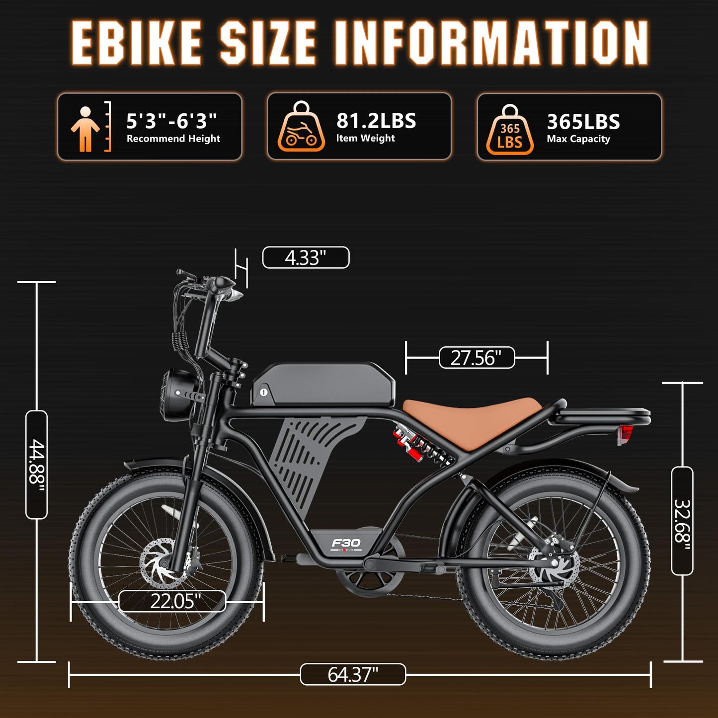 ASKGO Electric Bike for Adults, 2400W Peak Motor, 32MPH & 100 Miles, 48V 20Ah Large Battery, NFC & Password Unlock, 7 Speed Electric Dirt Bike, Dual Suspension & Brakes, 20" Fat Tire Off-Road Ebike