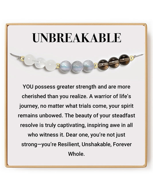 SFPJTL Unbreakable Crystal Bracelet for Women – Inspirational Jewelry for Graduation Gift, Gifts for Women