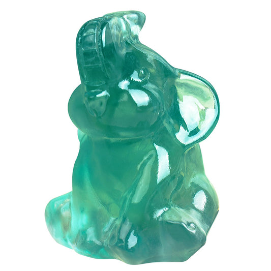 Hguxmcu Hand Carved Fluorite Gemstone Elephant Figurine Feng Shui Gift for Love Harmony Desk Accessories Gifts for Women Adorable Elephant Sculpture for Wealth Unique Spiritual Decor Home Decor