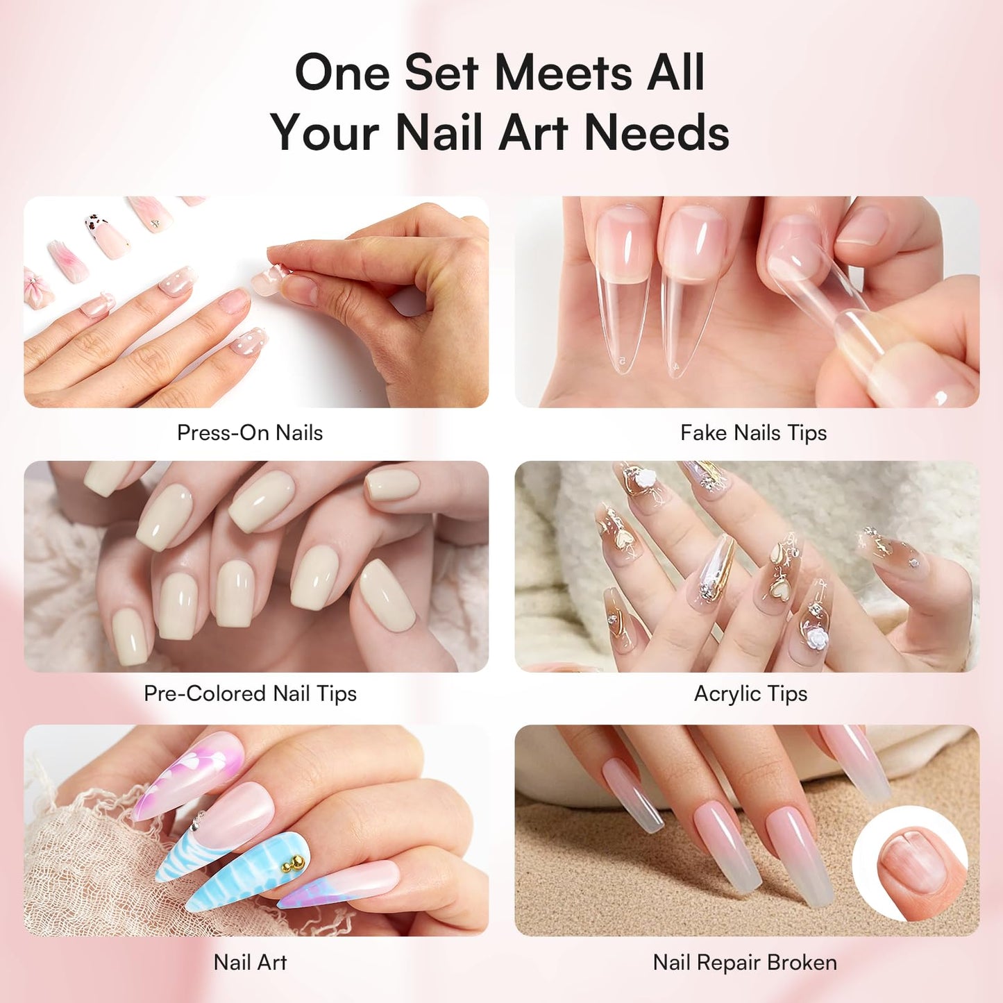 Makartt Nail Glue with Remover Kit: Super Strong,Quick Dry Nails Adhesive for Press-Ons 7ML, with Press on Nail Glue Remover, 30ML Fast Removal Debonder with 2 Droppers DIY Manicure at Home Salon