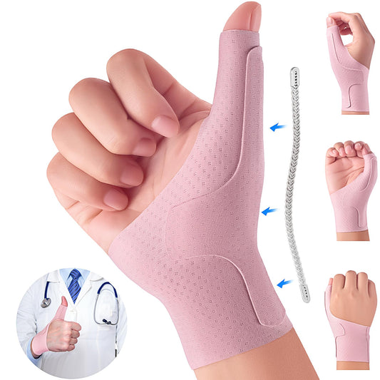 Wrist Thumb Brace Mommy Compression Stabilizer Waterproof Thumb Spica Splint for Arthritis,Trigger Finger,De Quervains Tenosynovitis,Tendonitis,CMC Joint Pain and Support-Women Men-Left or Right Hand
