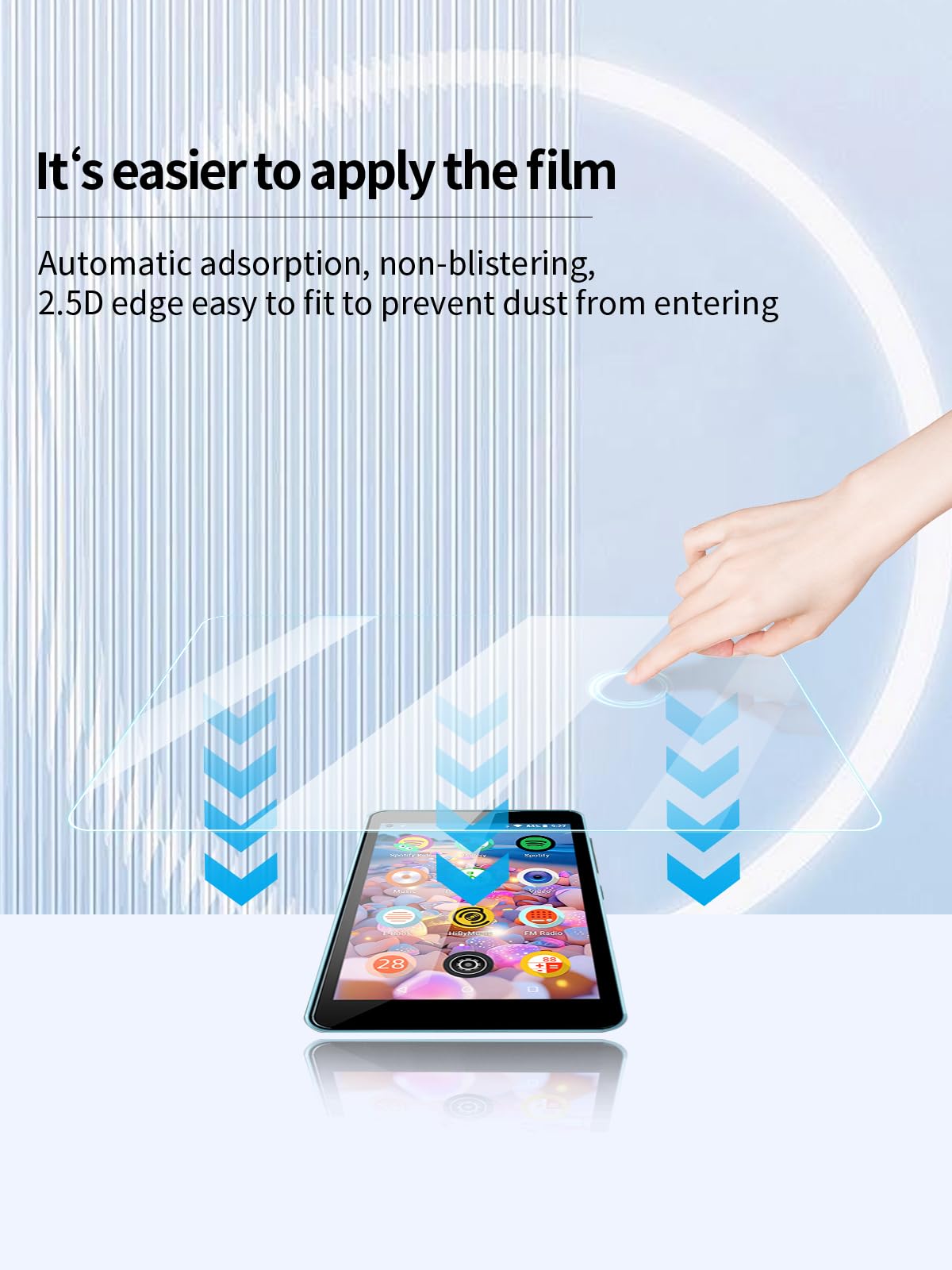 UYRUREL Screen Protector for Luoran M4S Kids MP3 Player 4.0” IPS Bluetooth MP3 Music Player, High-definition Scratch Resistant Film,HD Clear, Bubble Free with Easy Installation Kit, 3 Pack.
