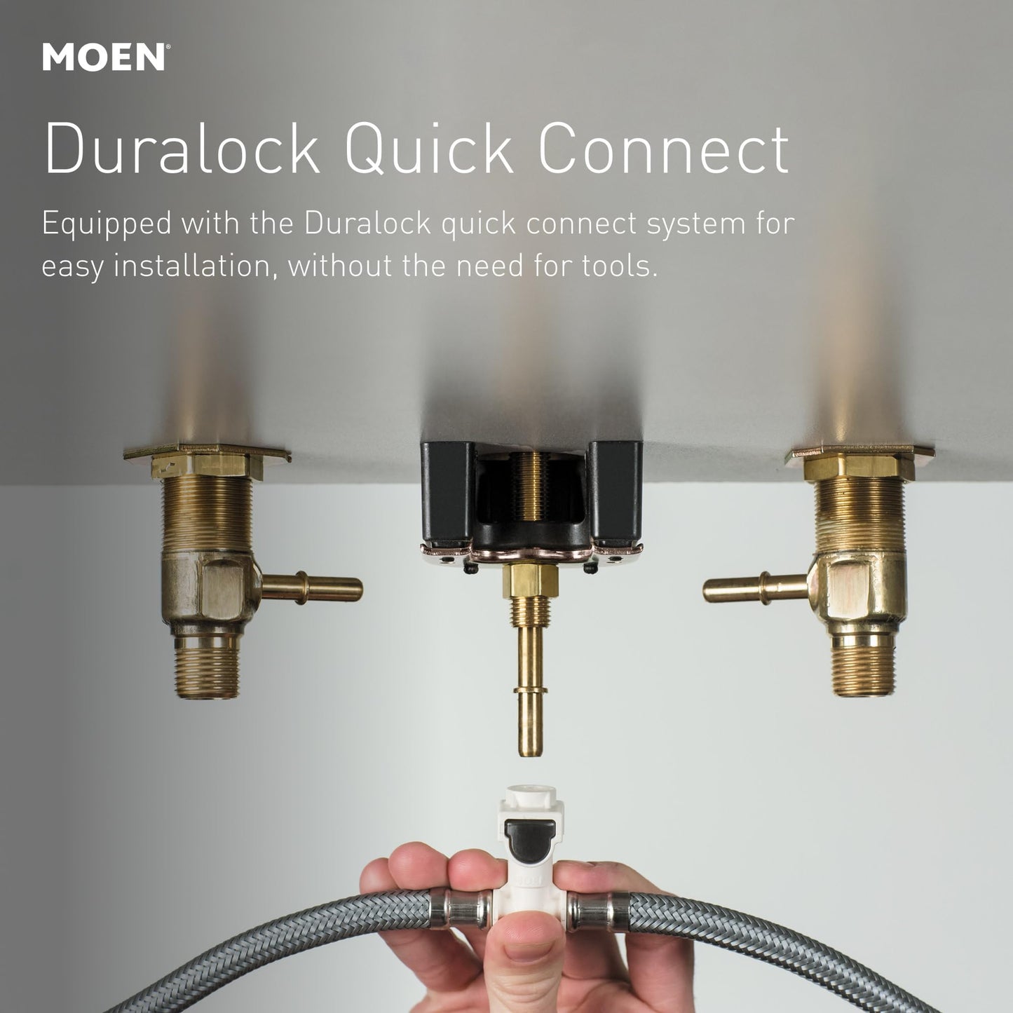 Moen Gibson Two-Handle High Arc Widespread Modern Bathroom Sink Faucet for 3-Hole Setups with Valve Included, Matte Black, TV6142BL