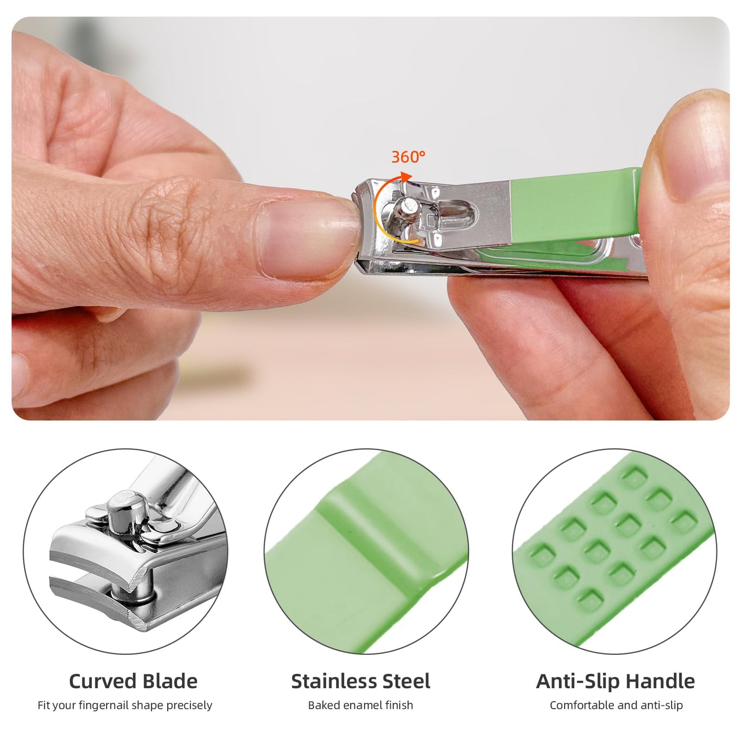 10 in 1 Manicure kit Personal Care Men's Accessories, Professional Nail Kit Pedicure Kit, toe nail clippers for Men and Beauty Tools Portable Set, Travel deluxe Beauty Tools Convenience Set(Green)