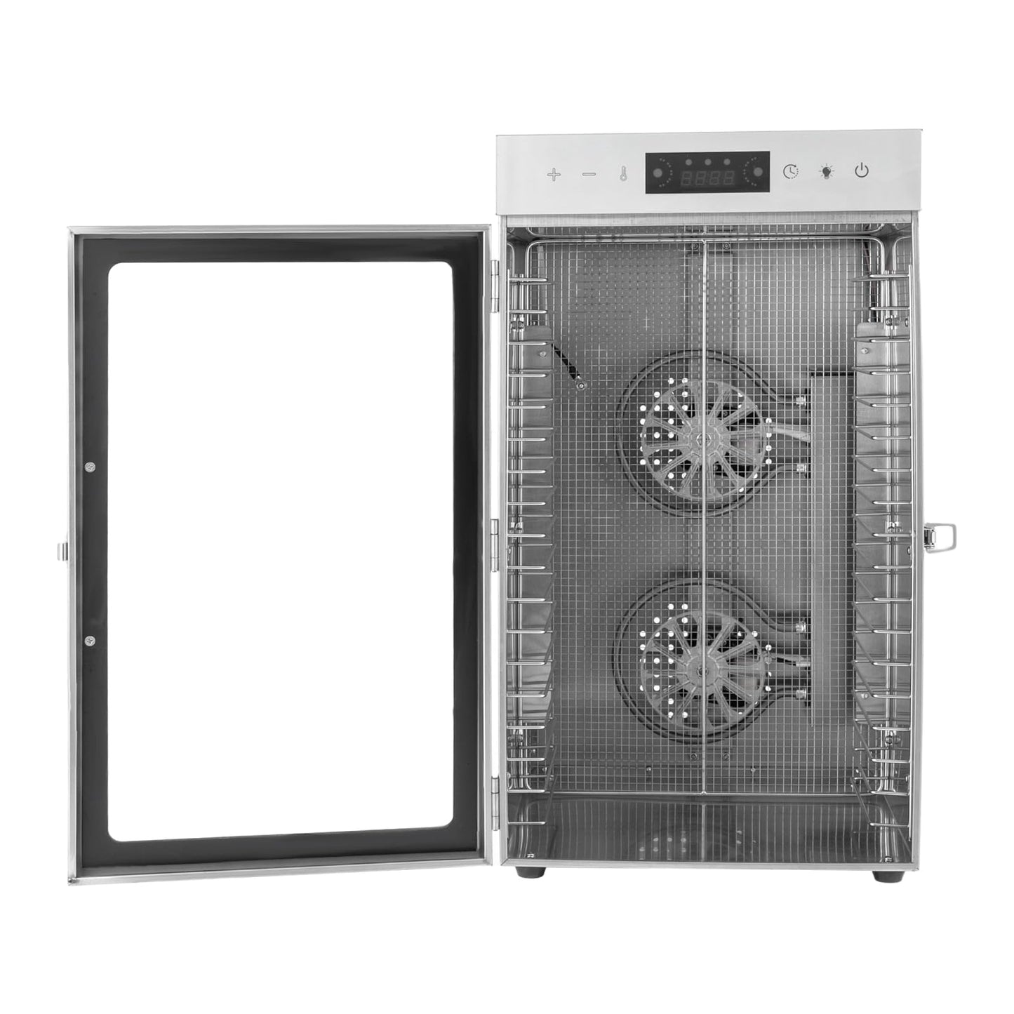 Commercial Dehydrator Large Dehydrators for Food and Jerky, 800W 18 Trays Commercial Electric Food Dehydrator Machine Stainless Steel Meat Dehydrator Fruit Dryer, 86℉-194℉ & 24Hour Timer
