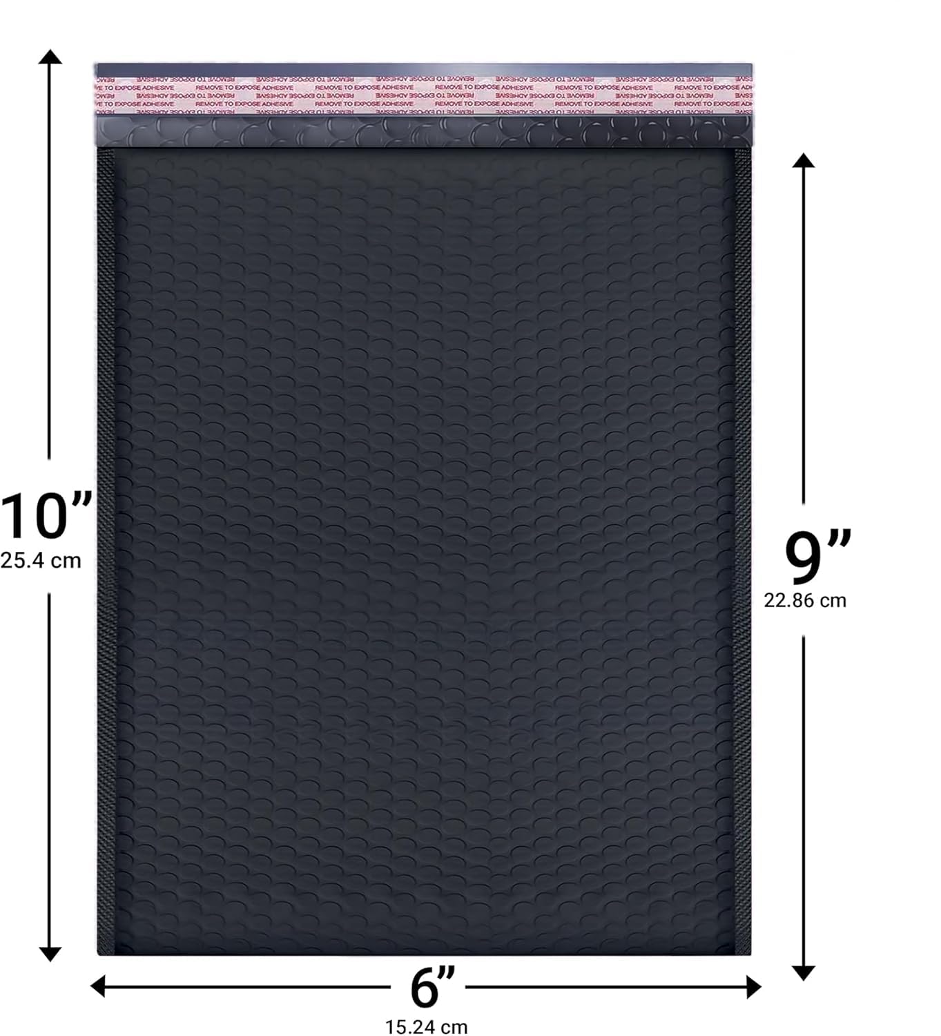 ZHPLIX Black Bubble Mailers 6x10 Inch 100 Pack Usable Size 6x9 Waterproof Shipping Bags,Opaque Padded Envelopes Cushioning Padded Mailers for Shipping, Mailing,Small Business Supplies.