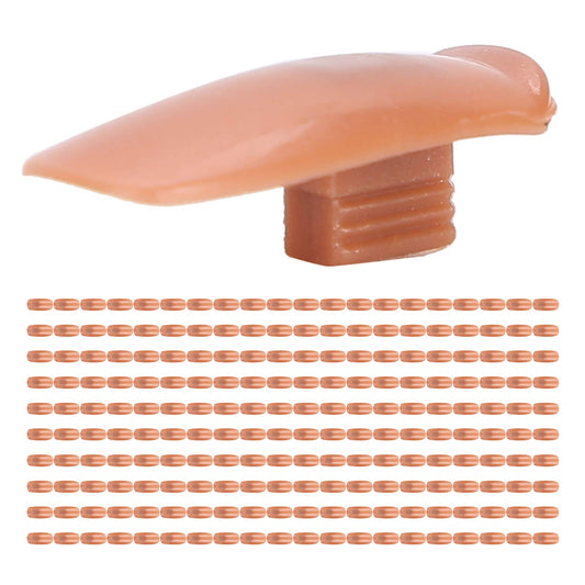 300pcs Practice Nail Tips with Strong ABS Material for Nail Art DIY, Salon Practice, and Training Practice Hand Acrylic Nails Tips